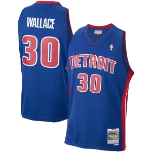 Bellissimo Incantevole Stupendo Rasheed Wallace Detroit Pistons 2003/04 Hardwood Classics Swingman Jersey Royal