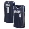Bellissimo Kyrie Irving Dallas Mavericks Fast Break Replica Player Jersey Statement Edition Navy