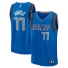 Pratico Bellissimo Luka Dončić Dallas Mavericks Fast Break Replica Player Jersey Icon Edition Blue