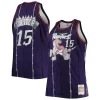 Bellissimo Magnifico Splendido Vince Carter Toronto Raptors Big & Tall 1998/99 NBA 75th Anniversary Diamond Swingman Jersey Purple