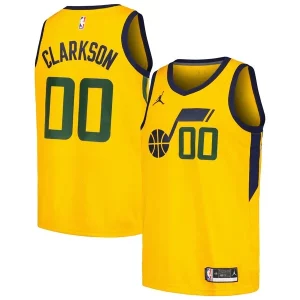 Bellissimo Meraviglioso Jordan Clarkson Utah Jazz Jordan Brand Swingman Player Jersey Statement Edition Yellow