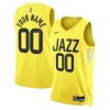 Bellissimo Meraviglioso Utah Jazz Nike Unisex Swingman Custom Jersey Gold Icon Edition