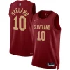 Bellissimo Sofisticato Raffinato Darius Garland Cleveland Cavaliers Nike Unisex Swingman Jersey Icon Edition Wine/White
