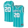 Bellissimo Stupendo Sofisticato Gordon Hayward Charlotte Hornets 2020/21 Fast Break Replica Player Jersey Teal Icon Edition