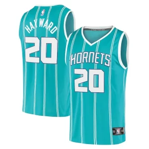 Bellissimo Stupendo Sofisticato Gordon Hayward Charlotte Hornets 2020/21 Fast Break Replica Player Jersey Teal Icon Edition