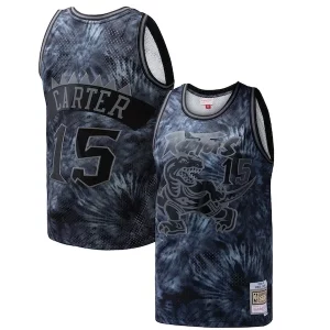 Bellissimo Vince Carter Toronto Raptors Hardwood Classics 1998/99 Tie Dye Swingman Jersey Black
