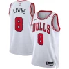 Bellissimo Zach LaVine Chicago Bulls Nike Unisex Swingman Jersey Association Edition White/Red