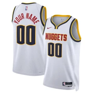 Carino Denver Nuggets Nike Unisex Swingman Custom Jersey White Association Edition