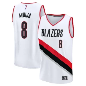 Raffinato Pratico Sofisticato Deni Avdija Portland Trail Blazers Fast Break Replica Player Jersey Association Edition White