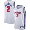 Carino Eccezionale Bellissimo Cade Cunningham Detroit Pistons Nike Youth Swingman Jersey Association Edition White