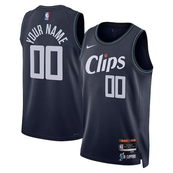 Carino Elegante LA Clippers Nike Unisex 2023/24 Custom Swingman Jersey Navy City Edition