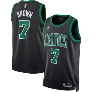 Carino Jaylen Brown Boston Celtics Jordan Brand Unisex Swingman Jersey Statement Edition Black