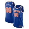 Carino New York Knicks Nike 2021/22 Diamond Swingman Authentic Custom Jersey Icon Edition Blue