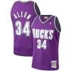 Carino Pratico Incantevole Ray Allen Milwaukee Bucks 2000/01 Hardwood Classics Swingman Jersey Purple