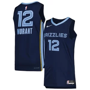 Carino Pratico Ja Morant Memphis Grizzlies Nike Authentic Jersey Association Edition Navy