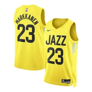 Carino Robusto Lauri Markkanen Utah Jazz Nike Unisex Swingman Jersey Icon Edition Gold