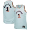 Carino Robusto Victor Wembanyama San Antonio Spurs Nike Youth 2024/25 Swingman Player Jersey City Edition Light Blue