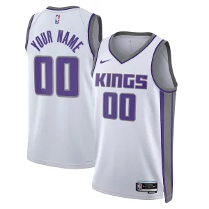 Carino Sacramento Kings Nike Unisex 2022/23 Swingman Custom Jersey White Association Edition