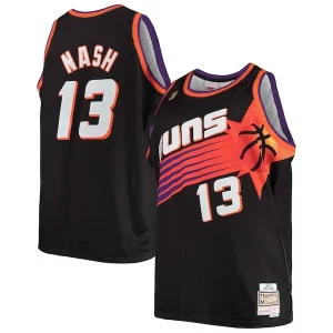 Carino Splendido Attraente Steve Nash Phoenix Suns 1996/97 Big & Tall Hardwood Classics Swingman Jersey Black/White