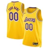 Carino Stupendo Magnifico Los Angeles Lakers Nike Unisex Swingman Custom Jersey Gold Icon Edition