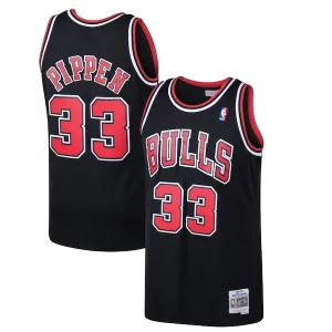 Carino Versatile Scottie Pippen Chicago Bulls 1997/98 Hardwood Classics Swingman Jersey Black/White