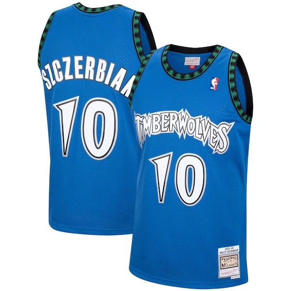 Carino Wally Szczerbiak Minnesota Timberwolves 2001/02 Hardwood Classics Swingman Jersey Blue