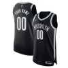 Classico Cool Brooklyn Nets Nike 2021/22 Diamond Authentic Custom Jersey Icon Edition Black