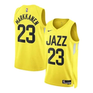 Carino Lauri Markkanen Utah Jazz Nike Unisex Swingman Jersey Association Edition Gold