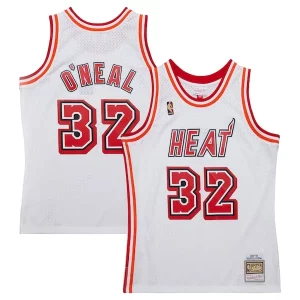 Ottimo Accattivante Shaquille O'Neal Miami Heat 2007/08 Hardwood Classics Swingman Jersey White