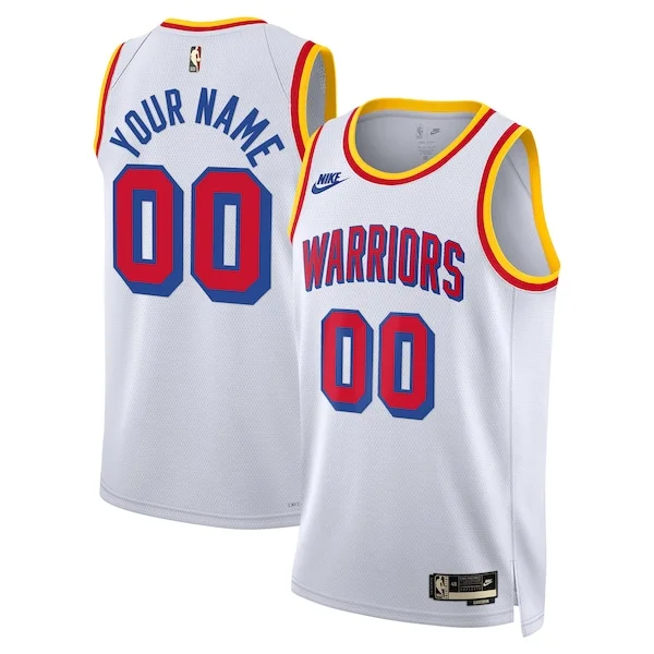Classico Golden State Warriors Nike Unisex Adult Swingman Custom Jersey Classic Edition White