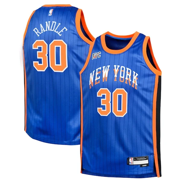 Classico Incantevole Julius Randle New York Knicks Nike Youth Swingman Replica Jersey City Edition Blue