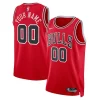Classico Lussuoso Eccezionale Chicago Bulls Nike Unisex Swingman Custom Jersey Red Icon Edition