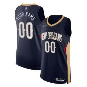 Classico Lussuoso New Orleans Pelicans Nike 2021/22 Diamond Authentic Custom Jersey Icon Edition Navy