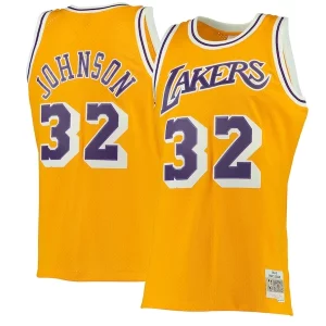 Classico Magic Johnson Los Angeles Lakers 1984/85 Hardwood Classics Swingman Jersey Gold/Purple