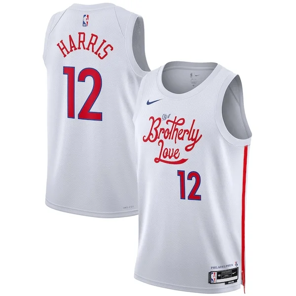Classico Meraviglioso Tobias Harris Philadelphia 76ers Nike Unisex 2022/23 Swingman Jersey City Edition White