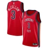 Classico Moderno Duraturo CJ McCollum New Orleans Pelicans Jordan Brand Unisex Swingman Jersey Statement Edition Red