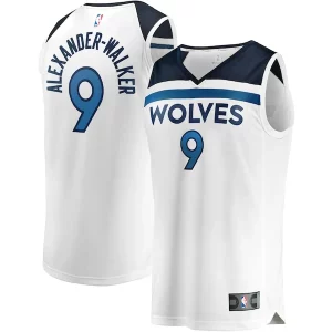 Classico Nickeil Alexander Walker Minnesota Timberwolves Youth Fast Break Replica Player Jersey Association Edition White