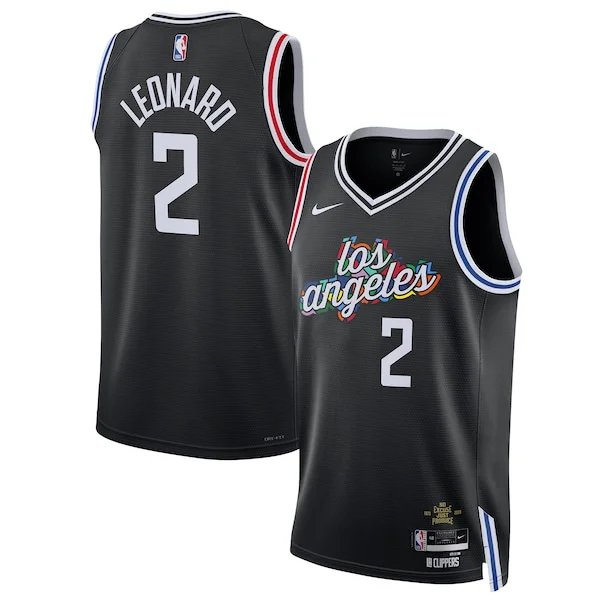 Classico Ottimo Bellissimo Kawhi Leonard LA Clippers Nike Unisex 2022/23 Swingman Jersey City Edition Black
