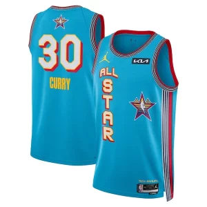 Classico Ottimo Versatile Stephen Curry Jordan Brand Unisex 2025 NBA All Star Game Swingman Player Jersey Light Blue