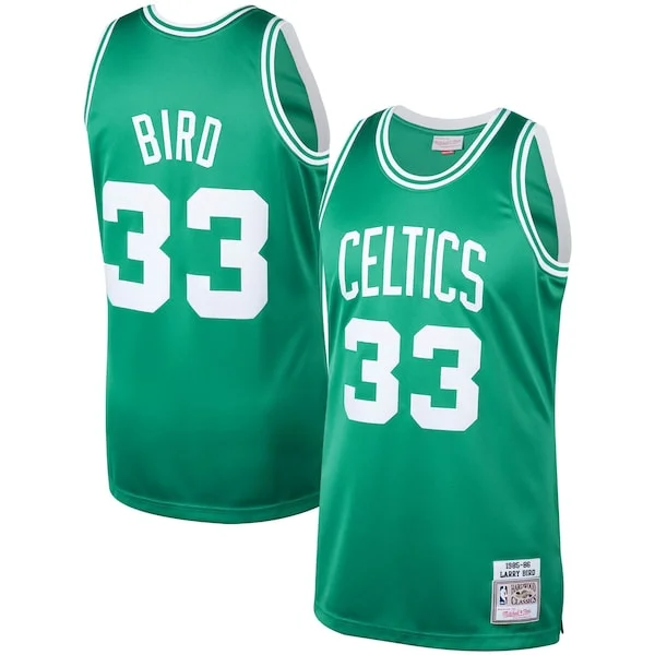 Classico Prestigioso Duraturo Larry Bird Boston Celtics 1985/86 Hardwood Classics Authentic Jersey Kelly Green