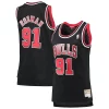 Classico Prestigioso Splendido Dennis Rodman Chicago Bulls Women's Hardwood Classics Swingman Jersey Black