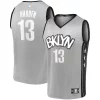 Classico Raffinato Cool James Harden Brooklyn Nets Fast Break Replica Jersey Charcoal Statement Edition/White