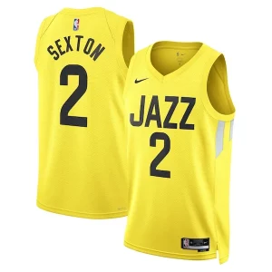 Classico Splendido Collin Sexton Utah Jazz Nike Unisex Swingman Jersey Icon Edition Gold