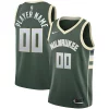Classico Splendido Milwaukee Bucks Nike Swingman Custom Jersey Green Icon Edition