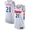 Classico Stupendo Joel Embiid Philadelphia 76ers Nike 2024/25 Authentic Player Jersey City Edition White