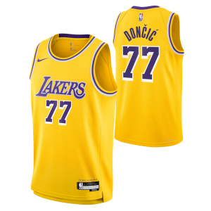 Classico Stupendo Luka Dončić Los Angeles Lakers Nike Unisex Swingman Jersey Icon Edition Gold