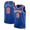 Classico Trendy Lussuoso RJ Barrett New York Knicks Nike Unisex Swingman Jersey Icon Edition Blue