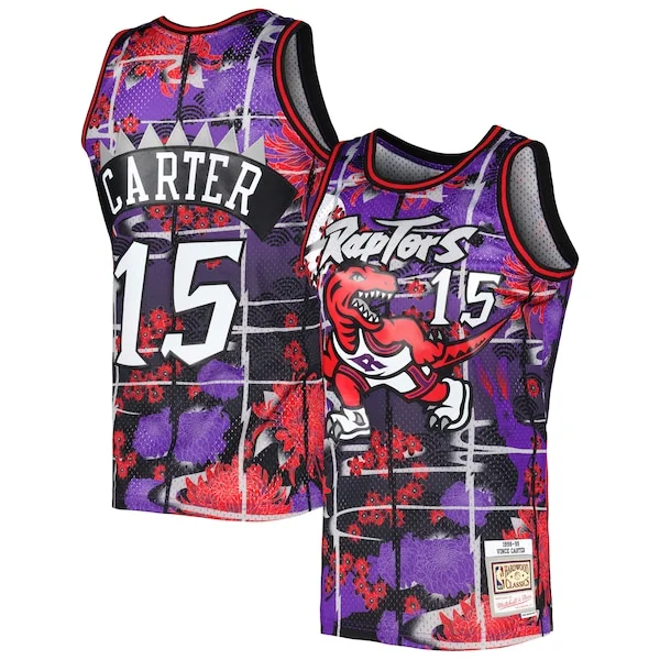 Classico Vince Carter Toronto Raptors 1998/99 Hardwood Classics Lunar New Year Swingman Jersey Purple