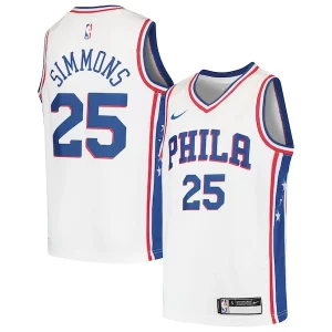 Comodo Ben Simmons Philadelphia 76ers Nike Youth Swingman Jersey White/Royal