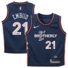 Comodo Carino Classico Joel Embiid Philadelphia 76ers Nike Toddler Swingman Replica Jersey City Edition Navy